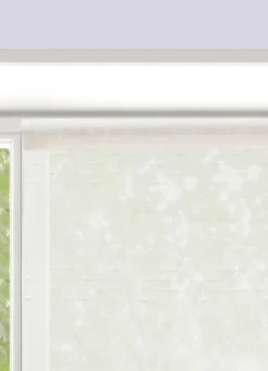 VITRAGE RAYURES HORIZONTALES EN RELIEF 60 X 120CM BLANC