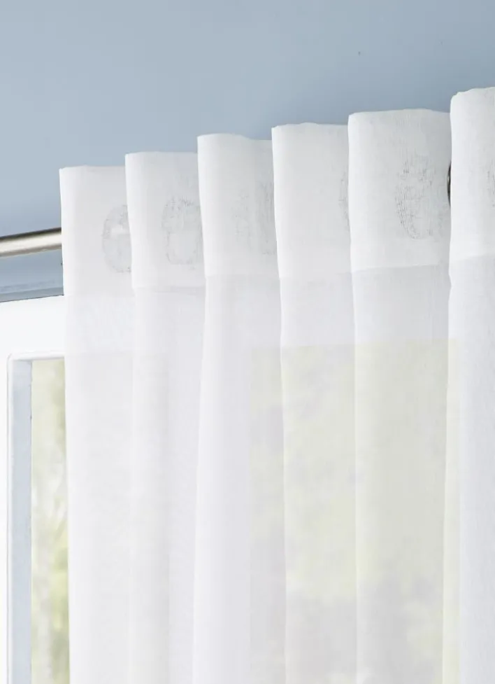 VOILAGE UNI - L300CM BLANC